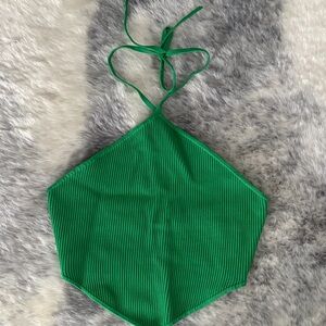 Babton Green Halter Top